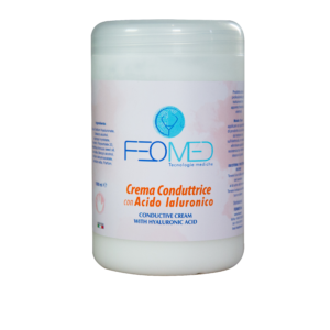crema conduttiva acido ialuronico feomed