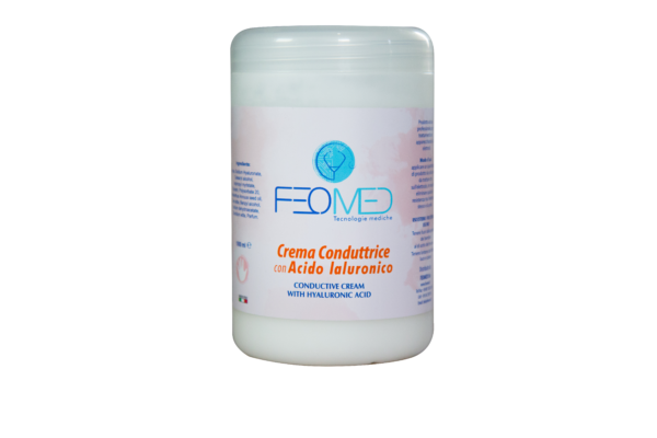 crema conduttiva acido ialuronico feomed